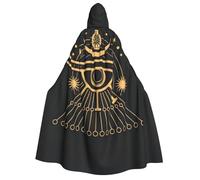 Occhio di Horus Antico segno egizio Pentagramma Stella Mago Strega Mantello