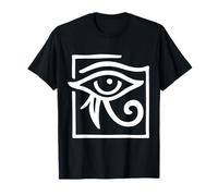 Occhio di Horus Antico Simbolo Egizio Grafico Mistico Minimale Maglietta