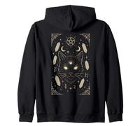 Occhio Gatto Stregoneria Mistica Occulta Astrologia Felpa con Cappuccio