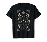 Occhio Gatto Stregoneria Mistica Occulta Astrologia Maglietta