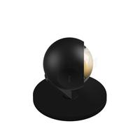 Occhio Io Basso C Lampada da tavolo LED, testa nera opaca/copertura nero opaco/corpo nero opaco/piede nero opaco - 2.700 K