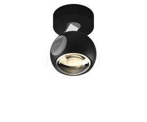Occhio Io Pico Up C Faretto LED, testa nero opaco/copertura chrom opaco/corpo chrom opaco/piede nero opaco - 3.000 K