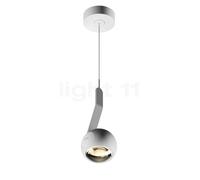 Occhio Io Sospeso Var Flat C Lampada a sospensione LED, testa bianco opaco/copertura bianco opaco/corpo bianco opaco/piede bianco opaco - 2.700 K
