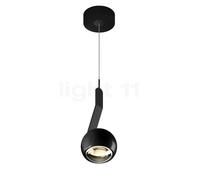 Occhio Io Sospeso Var Flat C Lampada a sospensione LED, testa black phantom/copertura schwarz opaco/corpo schwarz opaco/piede schwarz opaco - 2.700 K