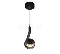 Occhio Io Sospeso Var Flat C Lampada a sospensione LED, testa phantom/copertura nero opaco/corpo nero opaco/piede nero opaco - 2.700 K