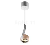 Occhio Io Sospeso Var Up C Lampada a sospensione LED, testa dorato opaco/copertura bianco opaco/corpo bianco opaco/piede bianco opaco - 3.000 K