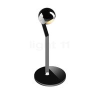 Occhio Io Tavolo C Lampada da tavolo LED, testa chrom lucido/copertura bianco lucido/corpo chrom lucido/piede chrom lucido - 2.700 K