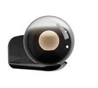Occhio Luna Parete Lampada da parete LED, dark chrome - 2.200-3.500 K - x-tra warm - con copertura