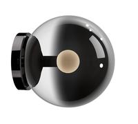 Occhio Luna Scura 200 Up Air Lampada da parete LED, dark chrome - 2.200-3.500 K - x-tra warm