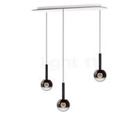Occhio Luna Sospeso Cloud 3 L Fix 170 Lampada a sospensione LED, testa phantom/rosone bianco opaco - ø12,5 cm/ø12,5 cm/ø12,5 cm
