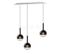 Occhio Luna Sospeso Cloud 3 L Fix 270 Lampada a sospensione LED, testa phantom/rosone bianco opaco - ø16 cm/ø16 cm/ø16 cm