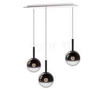 Occhio Luna Sospeso Cloud 3 L Fix 270 Lampada a sospensione LED, testa phantom/rosone bianco opaco - ø20 cm/ø20 cm/ø20 cm