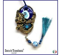 Occhio Magico Collana Gioiello Ciondolo Amuleto Bigiotteria Magia Malocchio Raro
