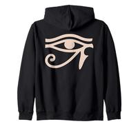 Occhio Minimalista di Ra Design Egiziano Felpa con Cappuccio