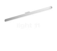 Occhio Mito Alto 100 Up Narrow Lampada da soffitto LED, testa argento opaco/copertura bianco opaco - 2.700-4.000 K - Occhio Air