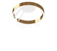 Occhio Mito Aura 40 Wide Lampada da soffitto/parete LED, testa bronzo/corpo bianco opaco - 2.700-4.000 K - Occhio Air