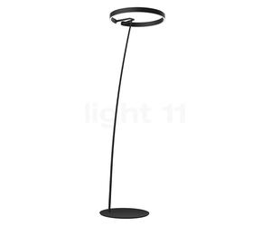 Occhio Mito Raggio Lampada ad arco LED, testa nero opaco/piede nero opaco - 2.700-4.000 K