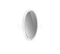 Occhio Mito Sfera 40 Specchio illuminato LED, testa bianco opaco/specchio grigio fumé - Occhio Air