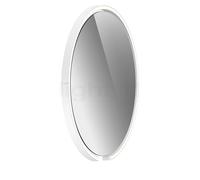 Occhio Mito Sfera 60 Specchio illuminato LED, testa bianco opaco/specchio grigio fumé - 2.700-4.000 K