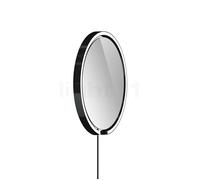 Occhio Mito Sfera Corda 40 Specchio illuminato LED, testa black phantom/cavo nero - tipo di spina C - Occhio Air