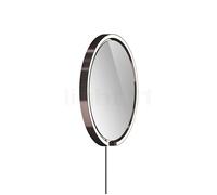 Occhio Mito Sfera Corda 40 Specchio illuminato LED, testa phantom/cavo grigio scuro/tipo di spina F