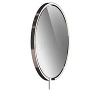 Occhio Mito Sfera Corda 60 Specchio illuminato LED - grigio colorato, testa phantom/cavo grigio scuro/tipo di spina F - Occhio Air