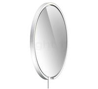Occhio Mito Sfera Corda 60 Specchio illuminato LED, testa argento opaco/cavo argento - tipo di spina C - Occhio Air