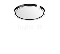 Occhio Mito Soffitto 40 Flat Narrow Lampada da incasso a soffitto/parete LED, testa black phantom/copertura bianco opaco