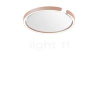 Occhio Mito Soffitto 40 Flat Wide Lampada da incasso a soffitto/parete LED, testa dorato opaco/copertura bianco opaco - Occhio Air - B-stock - come nuovo e testato - nessun segno visibile di utilizzo