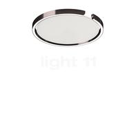 Occhio Mito Soffitto 40 Up Lusso Narrow Lampada da soffitto/parete LED, testa phantom/copertura pelle bianco - 2.700-4.000 K