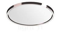 Occhio Mito Soffitto 60 Flat Wide Lampada da incasso a soffitto/parete LED, testa phantom/copertura bianco opaco