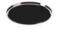 Occhio Mito Soffitto 60 Up Lusso Narrow Lampada da soffitto/parete LED, testa phantom/copertura pelle nero - 2.700-4.000 K