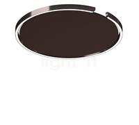 Occhio Mito Soffitto 60 Up Lusso Narrow Lampada da soffitto/parete LED, testa phantom/copertura pelle marrone - 2.700-4.000 K - Occhio Air