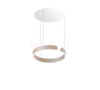 Occhio Mito Sospeso 40 Move Up Room Lampada a sospensione LED, testa dorato opaco/rosone bianco opaco - 2.700-4.000 K - dim to warm