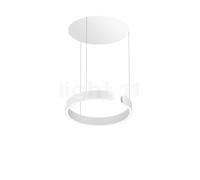 Occhio Mito Sospeso 40 Variabel Up Table Lampada a sospensione LED, testa bianco opaco/rosone bianco opaco
