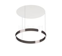 Occhio Mito Sospeso 60 Variabel Up Lusso Room Lampada a sospensione LED, testa phantom/rosone pelle bianco - 2.200-3.500 K - x-tra warm - Occhio Air