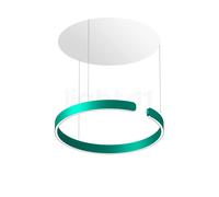 Occhio Mito Sospeso 60 Variabel Up Table Lampada a sospensione LED, testa verde vivace/rosone bianco opaco - 2.700-4.000 K - Occhio Air