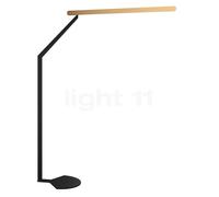 Occhio Mito Terra 3D Lampada da terra LED, testa bronzo/corpo nero opaco
