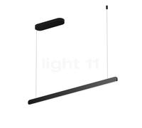 Occhio Mito Volo 100 Fix Up Table Lampada a sospensione LED, testa black phantom/rosone nero opaco - 2.700-4.000 K - Occhio Air