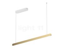Occhio Mito Volo 100 Fix Up Table Lampada a sospensione LED, testa bronzo/rosone bianco opaco - 2.700-4.000 K