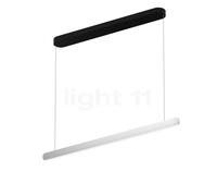 Occhio Mito Volo 100 Var Up Table Lampada a sospensione LED, testa argento opaco/rosone nero opaco - 2.700-4.000 K
