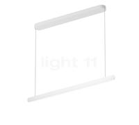 Occhio Mito Volo 100 Var Up Table Lampada a sospensione LED, testa bianco opaco/rosone bianco opaco - 2.700-4.000 K - Occhio Air