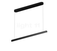 Occhio Mito Volo 100 Var Up Table Lampada a sospensione LED, testa black phantom/rosone nero opaco - 2.700-4.000 K - Occhio Air