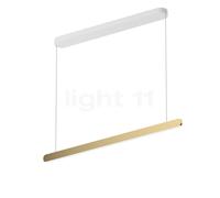 Occhio Mito Volo 100 Var Up Table Lampada a sospensione LED, testa bronzo/rosone bianco opaco - 2.700-4.000 K