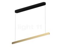 Occhio Mito Volo 100 Var Up Table Lampada a sospensione LED, testa bronzo/rosone nero opaco - 2.700-4.000 K