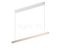 Occhio Mito Volo 100 Var Up Table Lampada a sospensione LED, testa dorato opaco/rosone bianco opaco - 2.700-4.000 K - Occhio Air