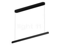 Occhio Mito Volo 100 Var Up Table Lampada a sospensione LED, testa nera opaca/rosone nero opaco - 2.700-4.000 K