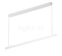 Occhio Mito Volo 140 Var Up Room Lampada a sospensione LED, testa bianco opaco/rosone bianco opaco - 2.700-4.000 K