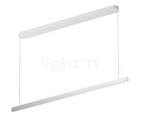 Occhio Mito Volo 140 Var Up Table Lampada a sospensione LED, testa argento opaco/rosone bianco opaco - B-stock - come nuovo e testato - nessun segno visibile di utilizzo