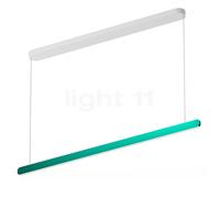 Occhio Mito Volo 140 Var Up Table Lampada a sospensione LED, testa verde vivace/rosone bianco opaco - 2.700-4.000 K - Occhio Air
